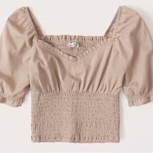 Abercrombie Puff Sleeve Peasant Top in Multiple Colors